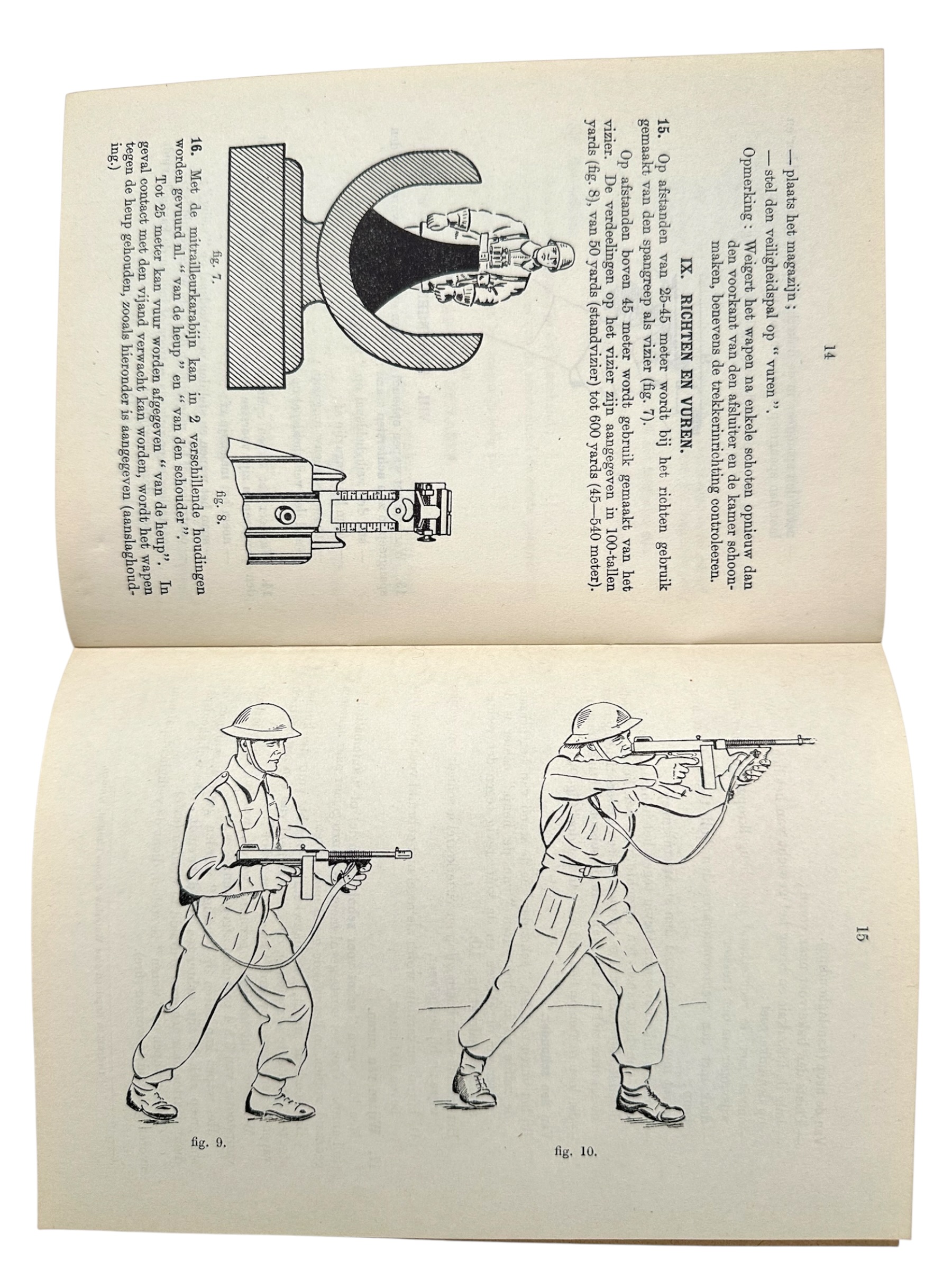 Original WWII Dutch army (London 1943) manual Thompson - Afbeelding 11