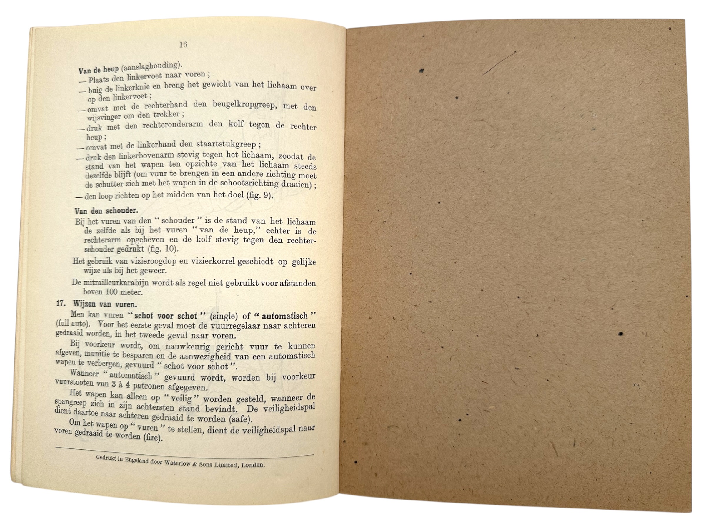 Original WWII Dutch army (London 1943) manual Thompson - Afbeelding 12