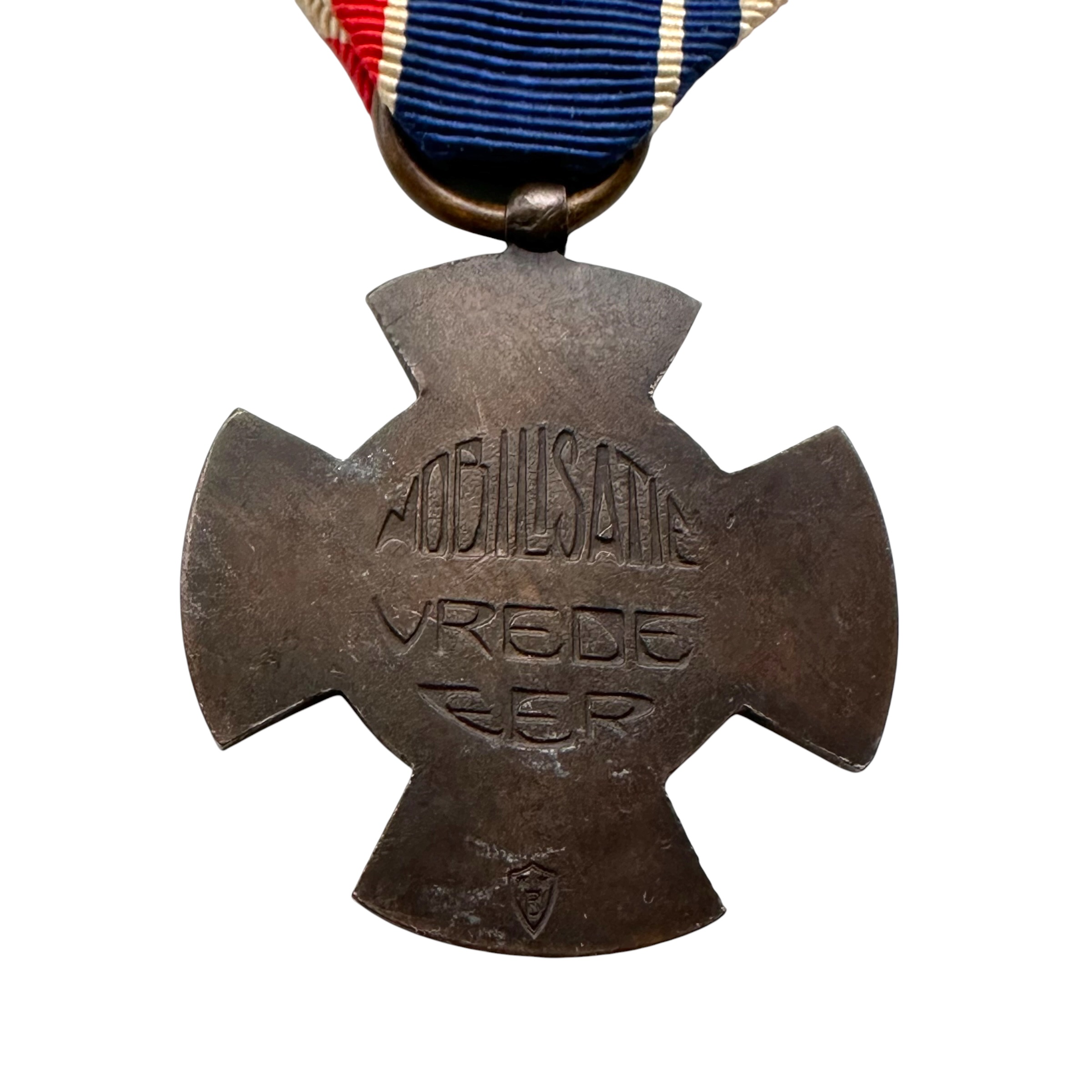 Original WW1 Dutch Army Mobilisation Cross 1914-1918 Medal