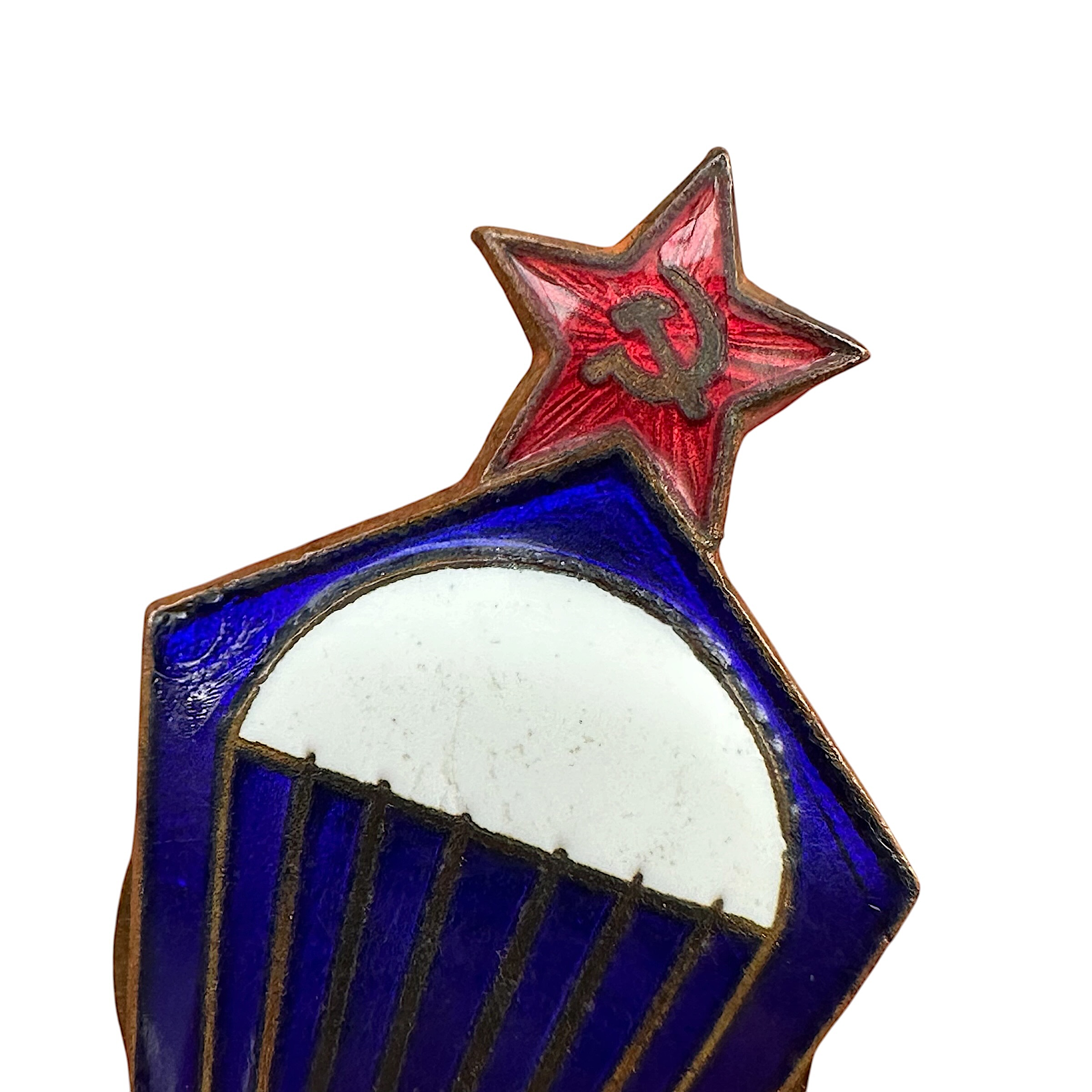 Original WWII Soviet Russian Red Army Paratrooper Qualification Badge Model 1936