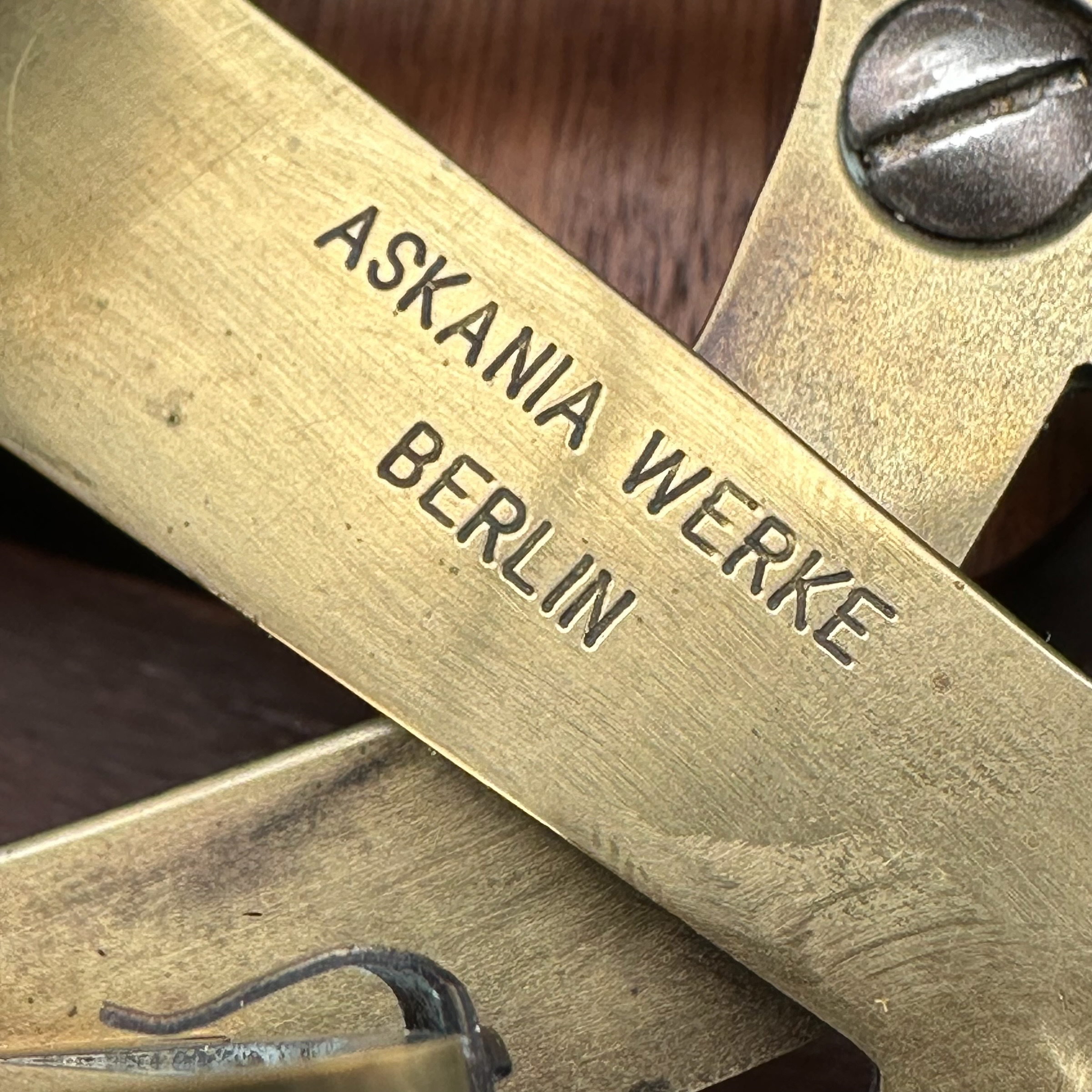 Original WW1 Imperial German Navy Zeppelin L 13 (LZ 45) Navigation Instrument by Askania Werke Berlin - Marineluftschiff L 13 - Afbeelding 6