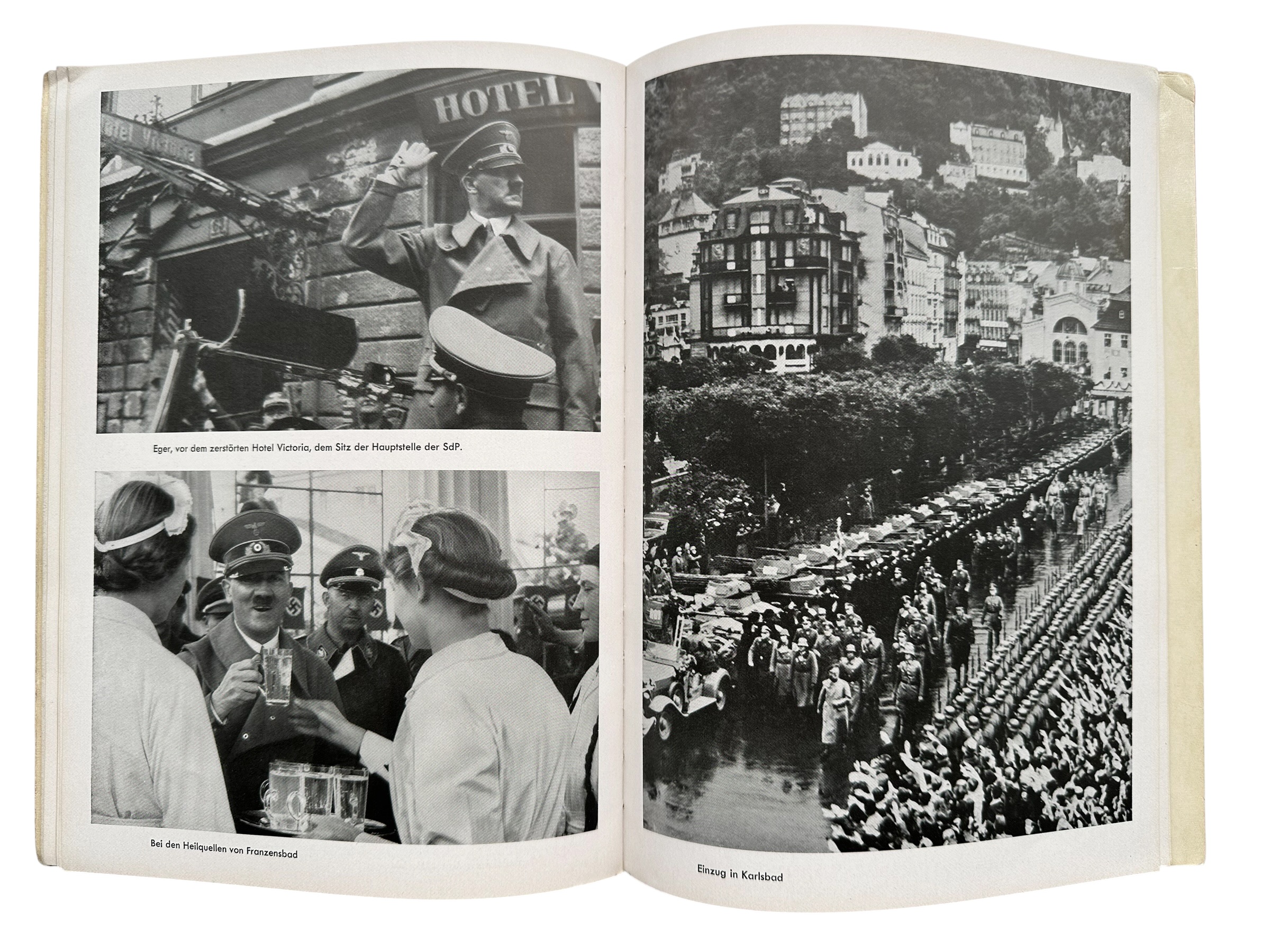 Original 1938 German NSDAP Photo Book 'Hitler befreit Sudetenland' by Heinrich Hoffmann - Afbeelding 8