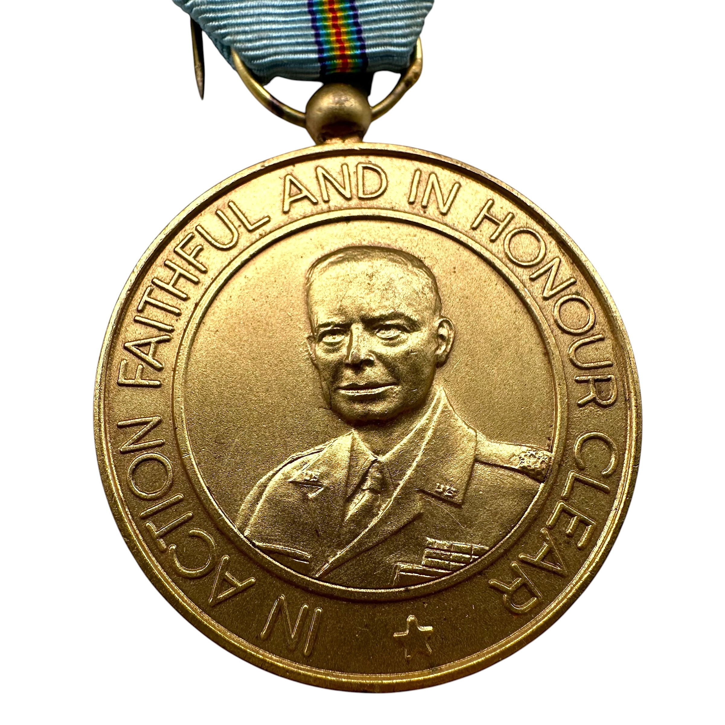 Original WWII General Dwight D. Eisenhower Commemorative War Medal 1939-1945 – I.M.O. Sphinx