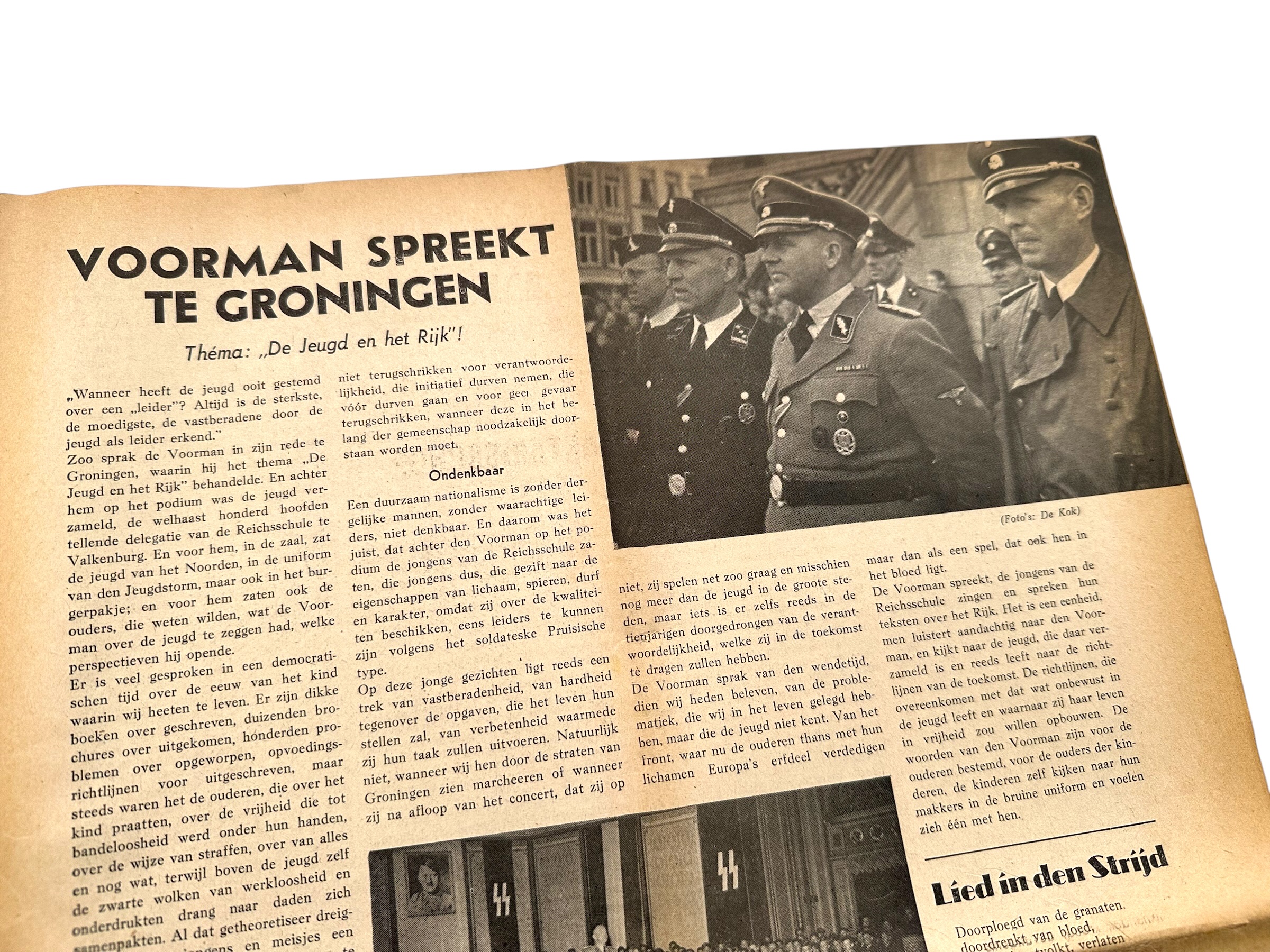 Original WWII Dutch Waffen-SS Storm Newspaper – 26 May 1944 – Germanic SS in the Netherlands – Issue No. 8 - Afbeelding 4