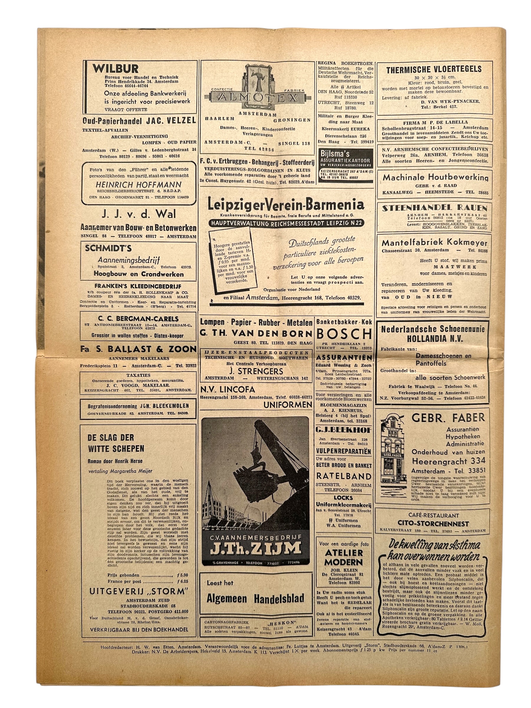 Original WWII Dutch Waffen-SS Storm Newspaper – 26 May 1944 – Germanic SS in the Netherlands – Issue No. 8 - Afbeelding 11