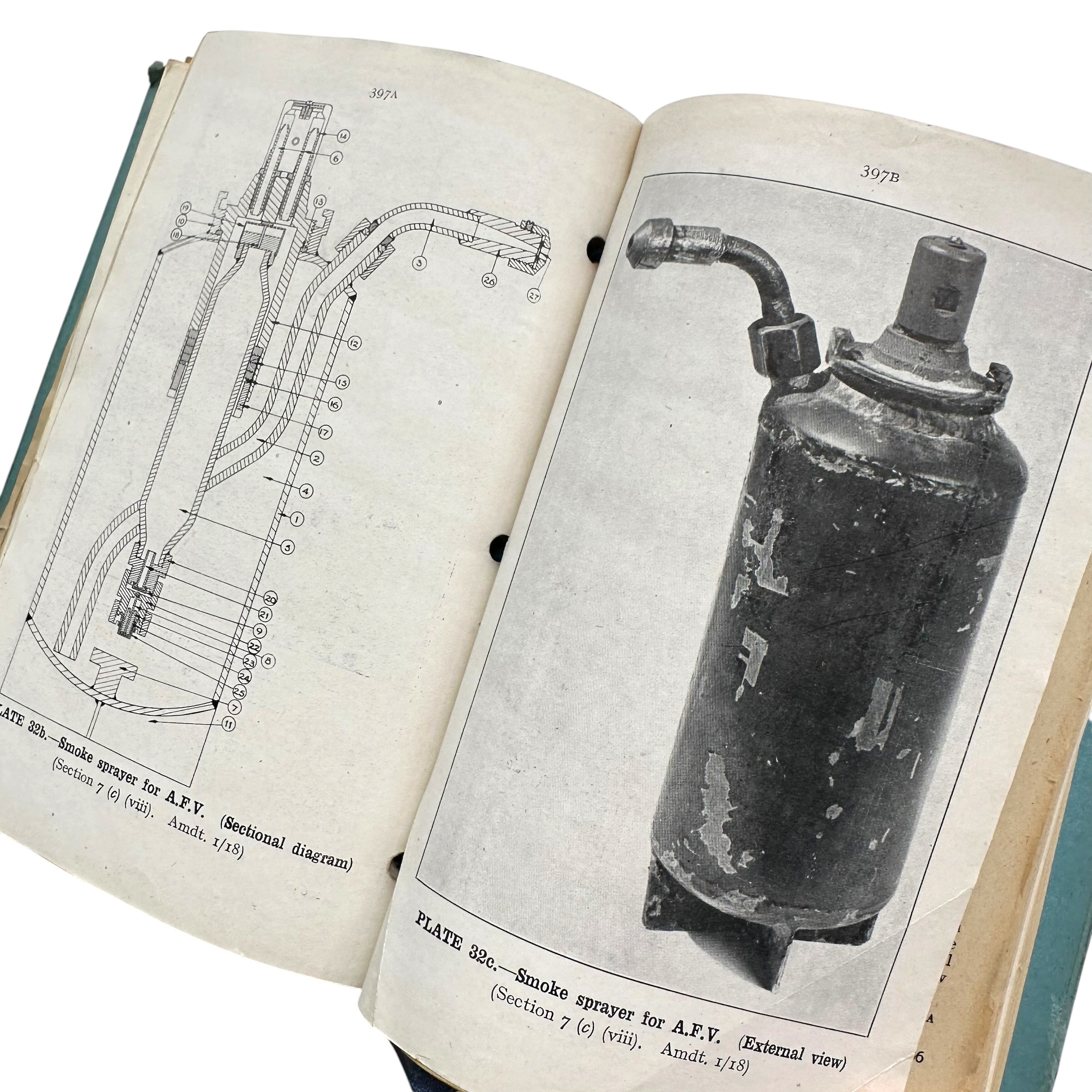 Original WWII British Secret MI10 Intelligence Book 'New Notes on German Chemical Warfare' – War Office 1943