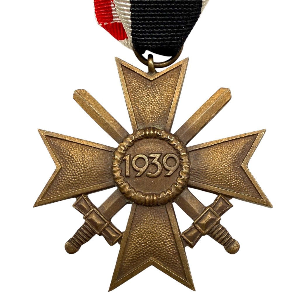 Original WWII German War Merit cross with Swords