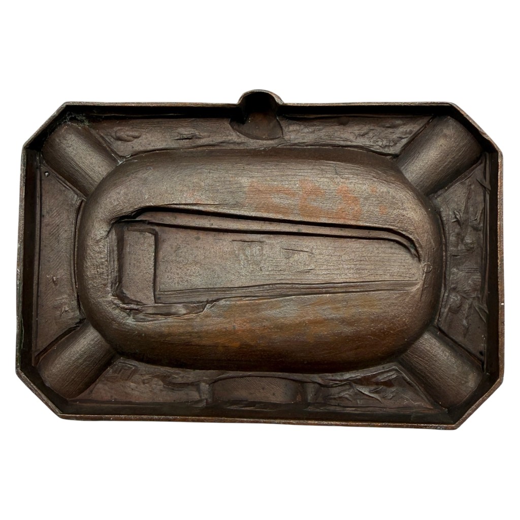 Original WW1 French Army Compiègne Armistice Railway Car Ashtray – 11 November 1918 - Image 4