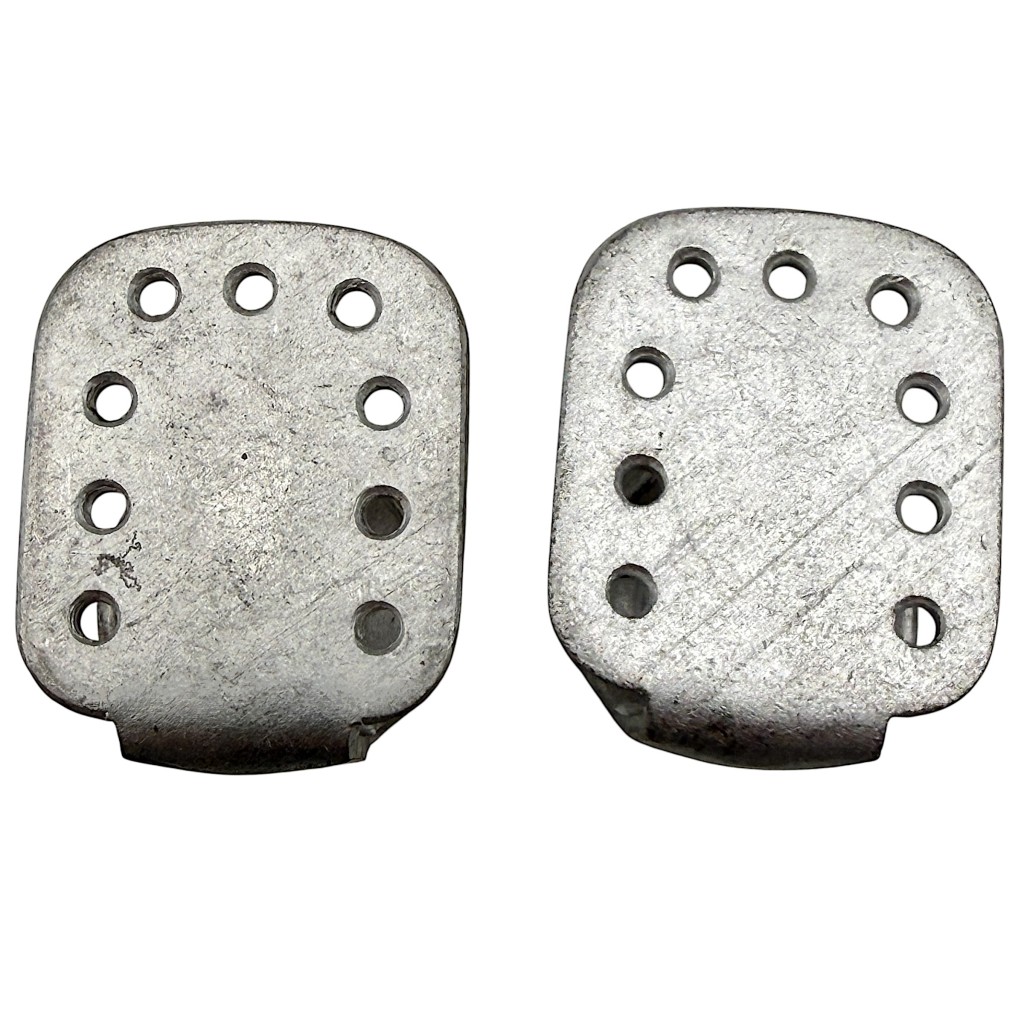 Original WWII German Aluminium Belt Hooks - Afbeelding 2