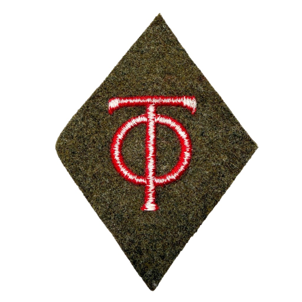 Original WWII German Organisation Todt OT Arbeiter Collar Tab