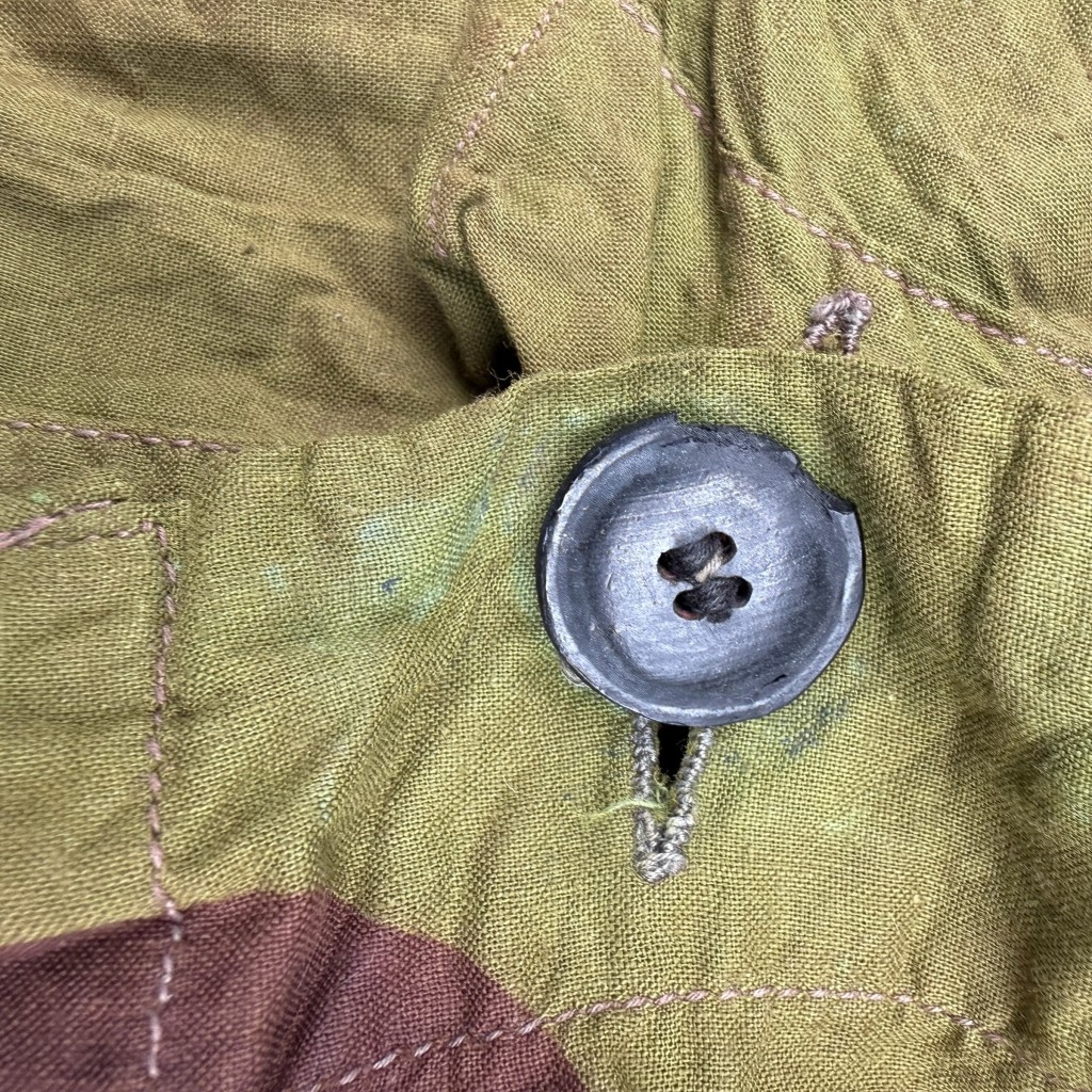 Original WWII Soviet Russian 'Amoeba' Sniper & Reconnaissance Camouflage Smock – 1941 Dated - Afbeelding 4
