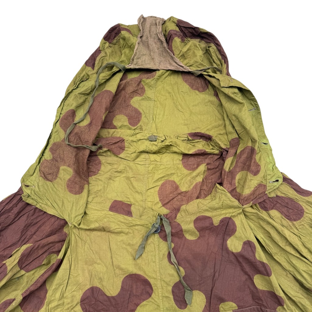Original WWII Soviet Russian 'Amoeba' Sniper & Reconnaissance Camouflage Smock – 1941 Dated - Afbeelding 7