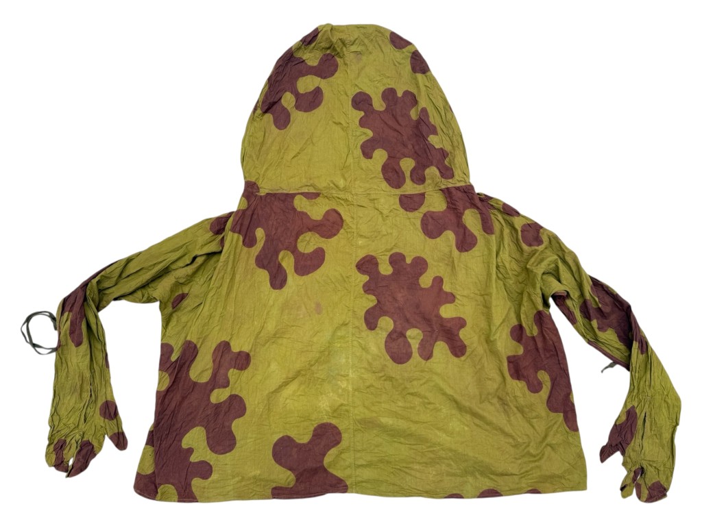 Original WWII Soviet Russian 'Amoeba' Sniper & Reconnaissance Camouflage Smock – 1941 Dated - Afbeelding 8