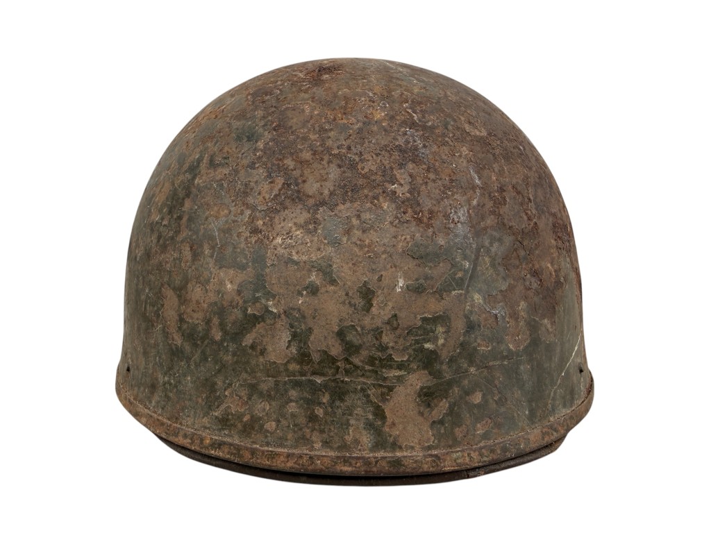 Original WWII British Dispatch Rider Helmet 1945 – Rotterdam Attic Find - Image 8