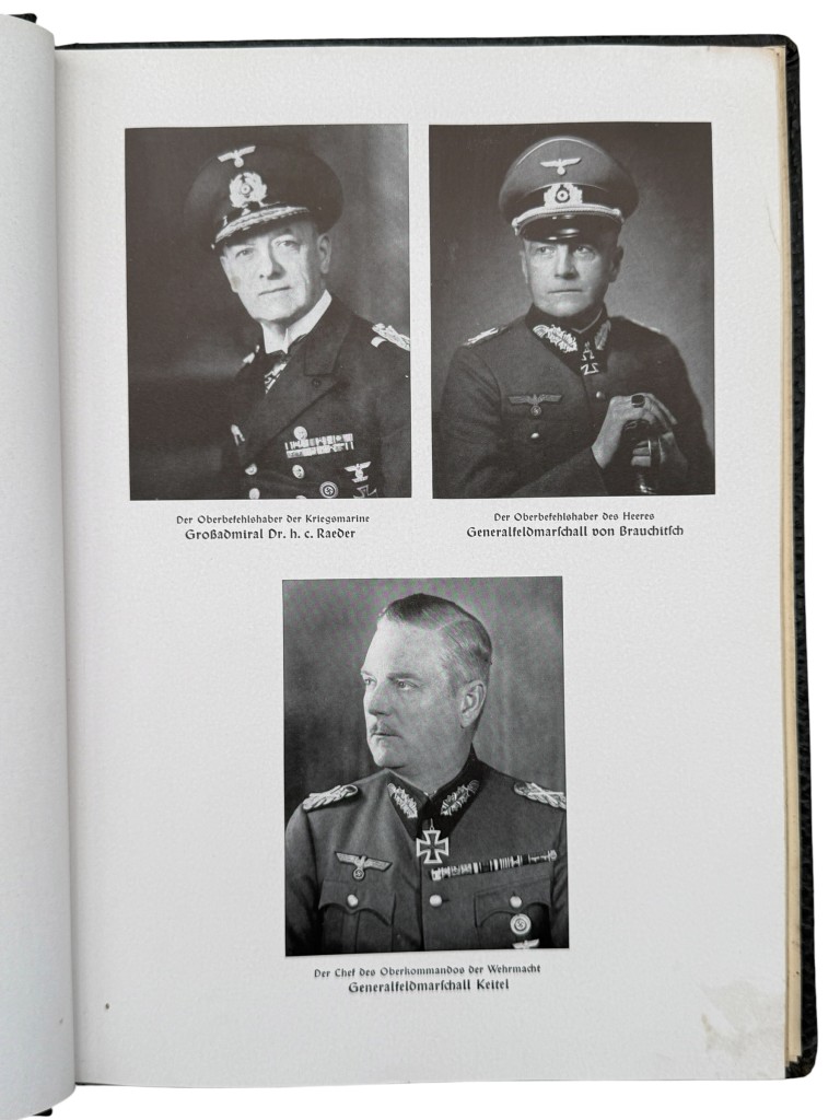 Original WWII German Ehren-Chronik 1939 Wehrmacht Honor Chronicle with Award Entry - Afbeelding 10