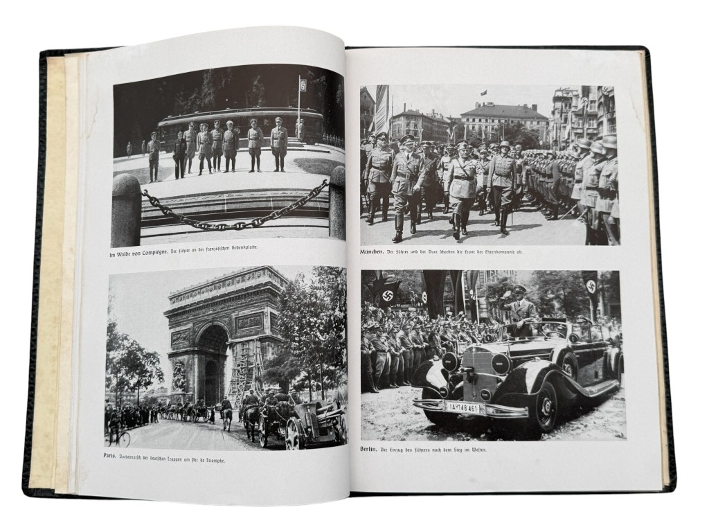 Original WWII German Ehren-Chronik 1939 Wehrmacht Honor Chronicle with Award Entry - Afbeelding 12