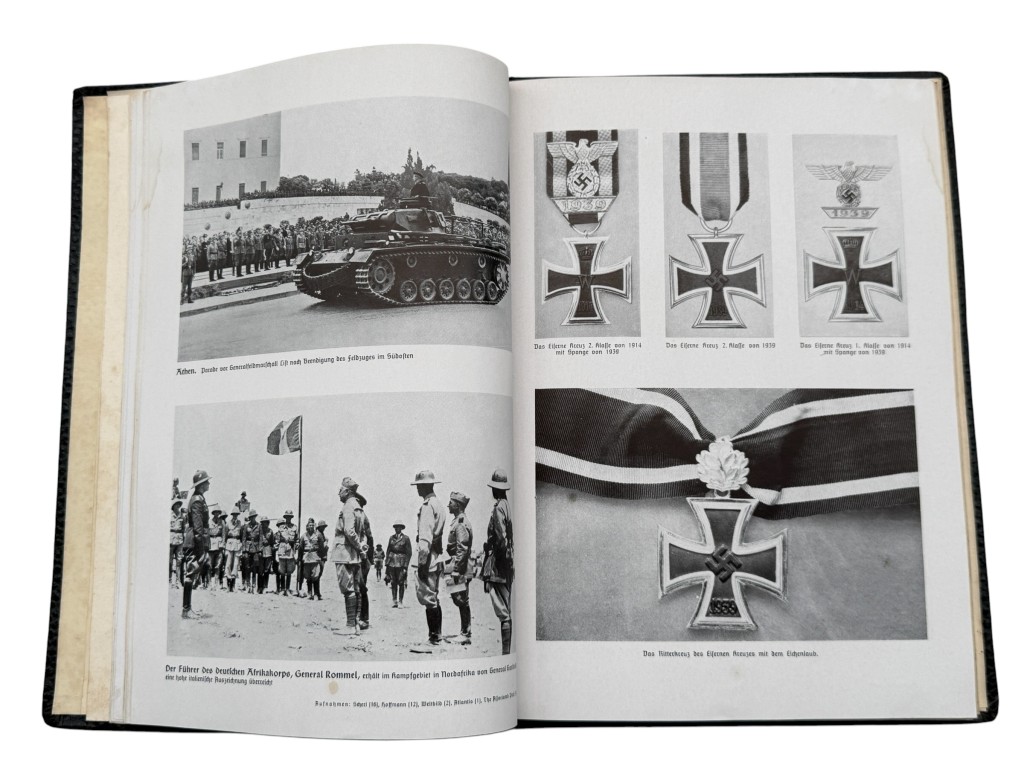 Original WWII German Ehren-Chronik 1939 Wehrmacht Honor Chronicle with Award Entry - Afbeelding 13