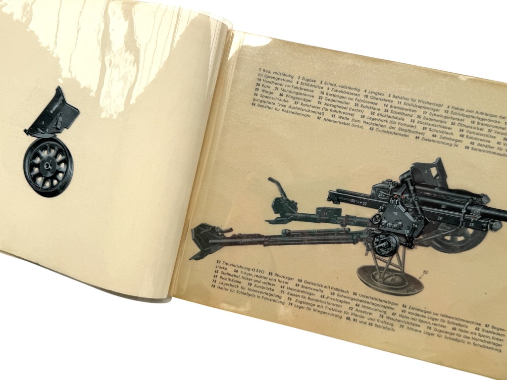 Original WWII German Leichte Feld-Haubitze 18/40 Transart Technical Training Book D 2021/2 - Afbeelding 5