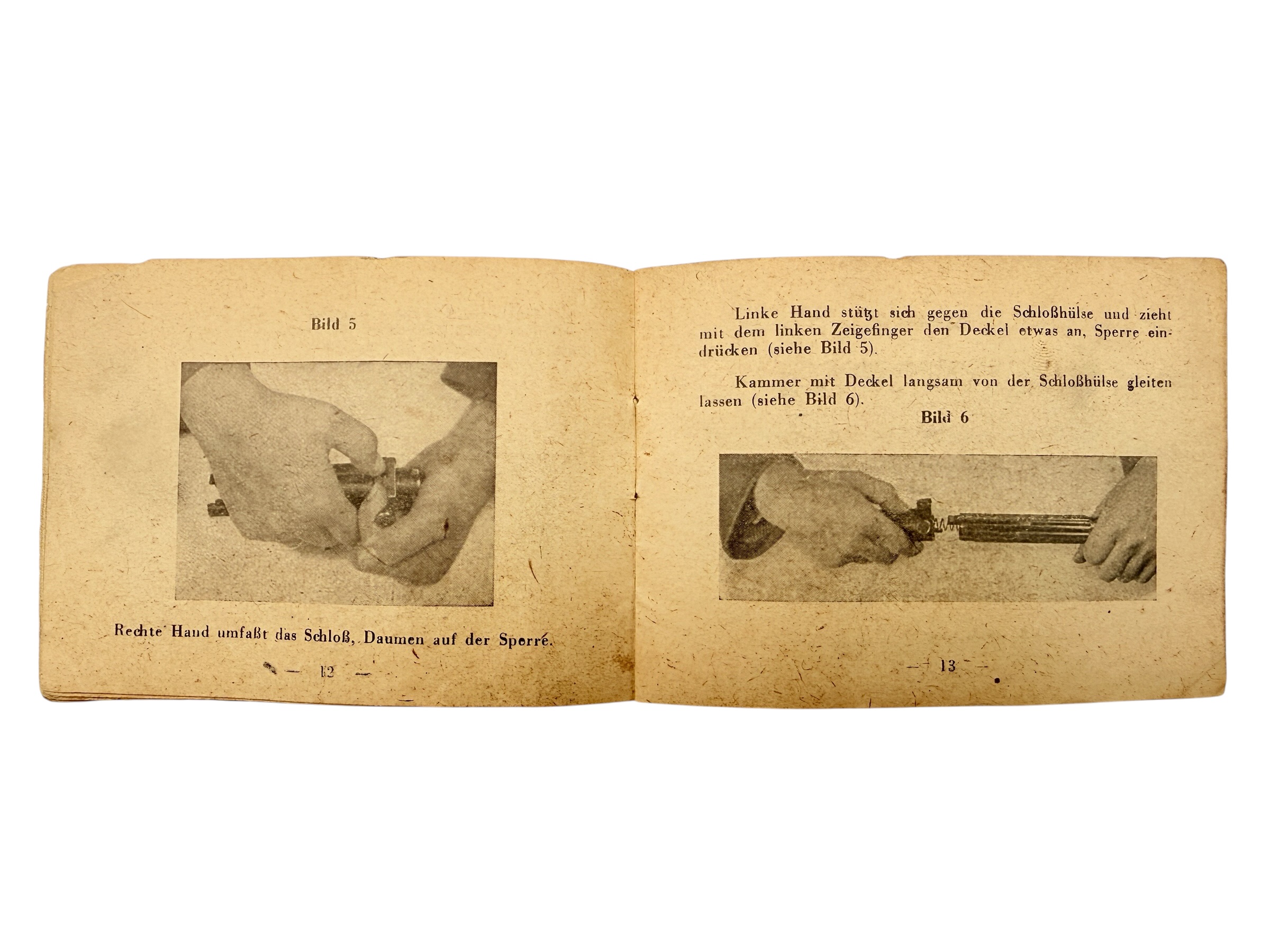 Original WWII German Karabiner 43 K43 Sniper Rifle 4x Scope Manual D 1865/2 1944 - Afbeelding 11