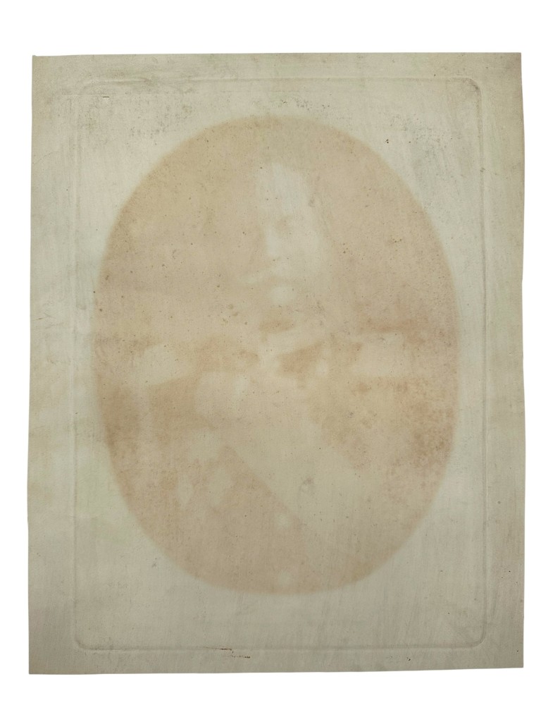 Original 19th Century German Prinz Carl von Preussen Steel Engraving – C. F. Merkel Leipzig - Afbeelding 4