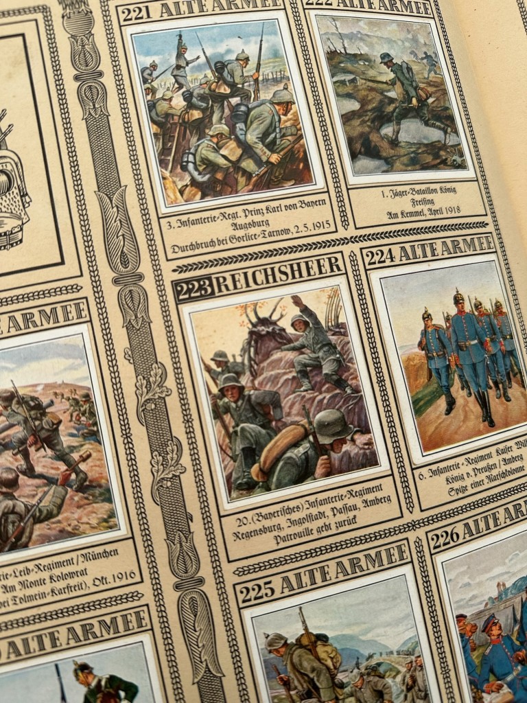 Original Pre-WWII German Das Reichsheer und seine Tradition Complete Cigarette Card Album 328 Cards - Afbeelding 10