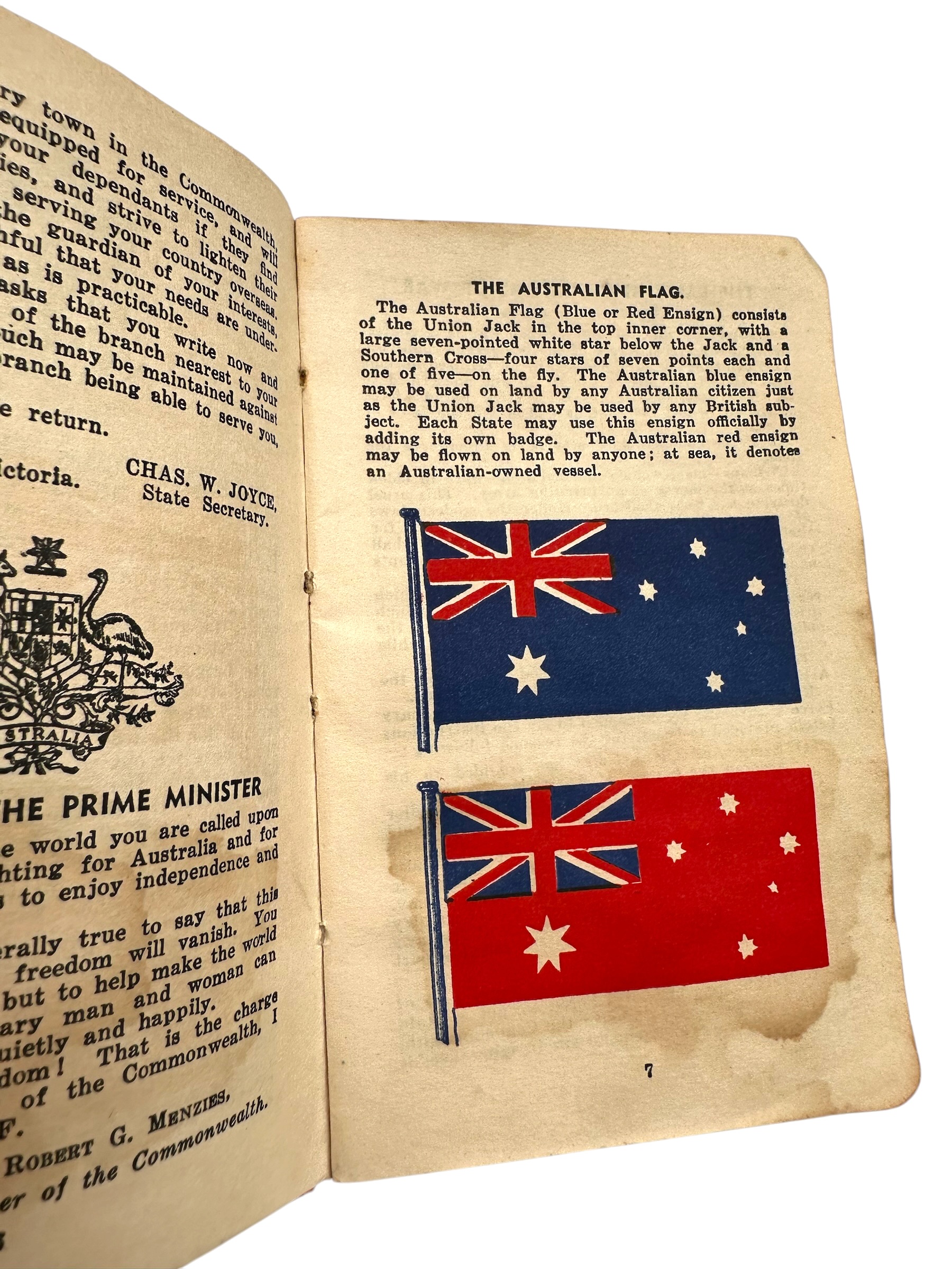 Original WWII Australian Soldiers' Pocket Book 1940 – Named 2nd AIF Soldier - Afbeelding 6