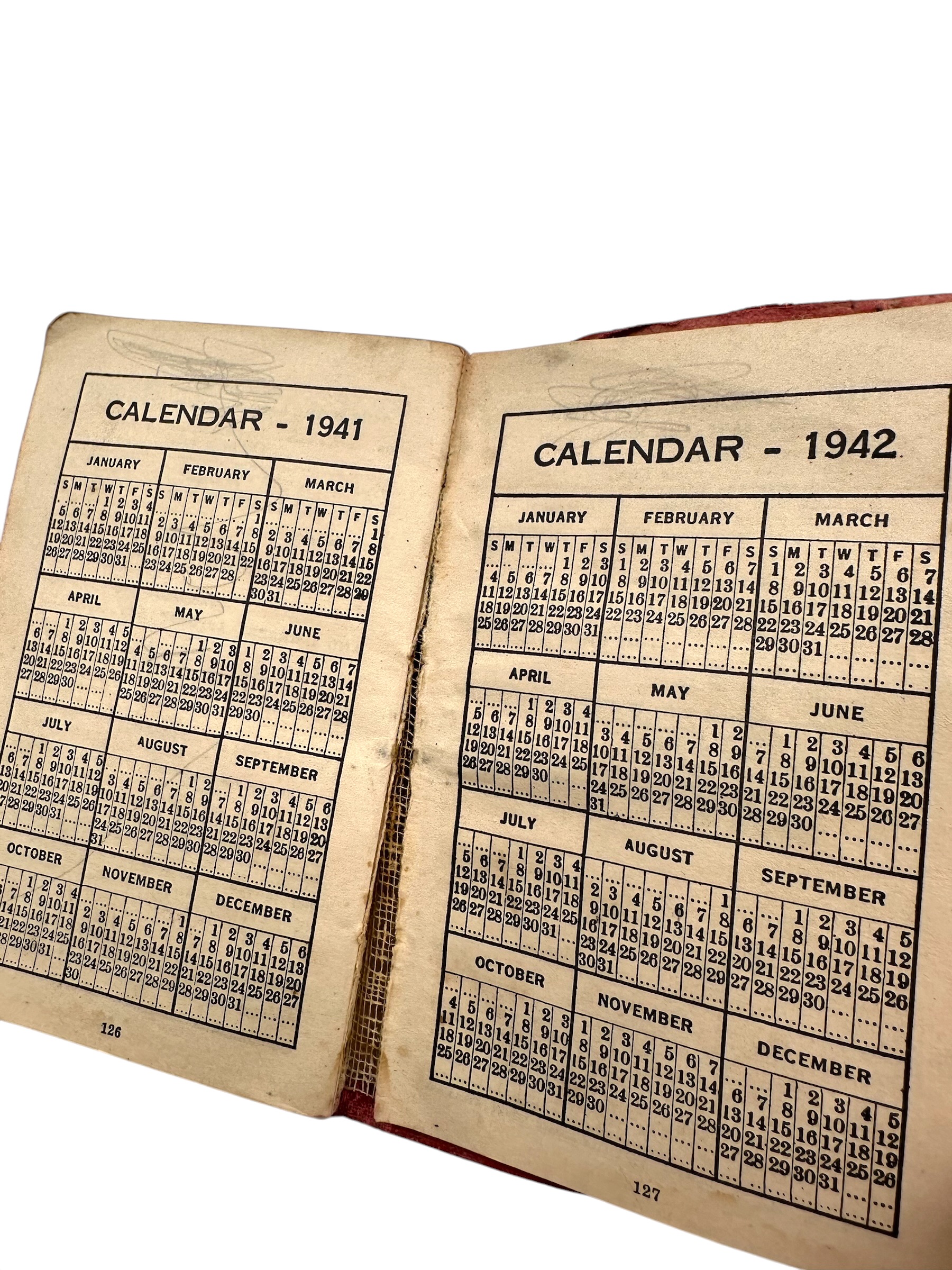 Original WWII Australian Soldiers' Pocket Book 1940 – Named 2nd AIF Soldier - Afbeelding 8
