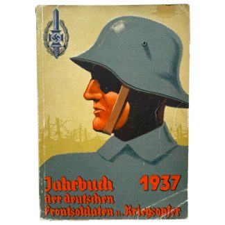 Original German Jahrbuch der deutschen Frontsoldaten und Kriegsopfer 1937 Wehrmacht veterans Third Reich Nazi Germany militaria.