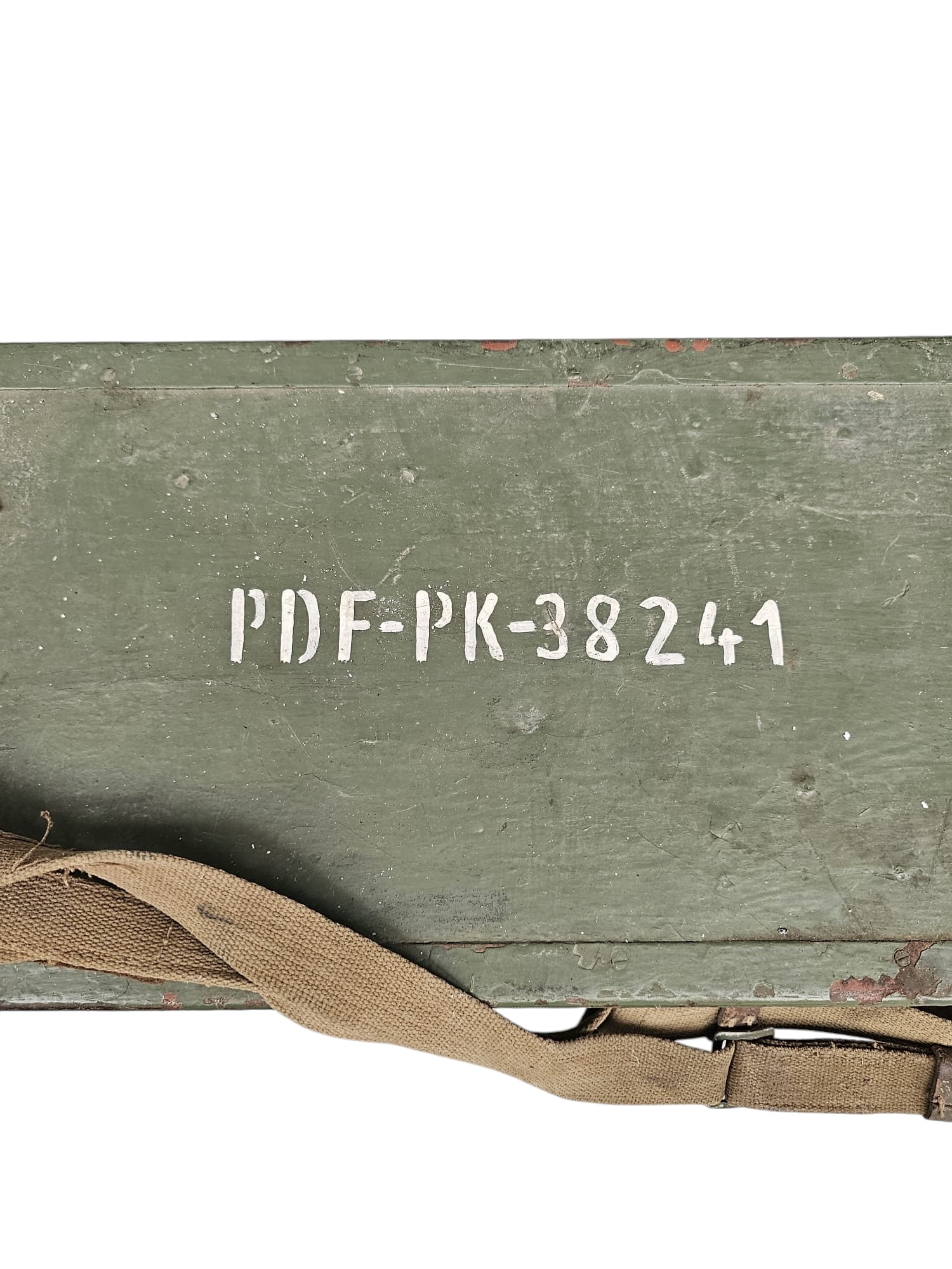 Original Cold War DDR NVA Soviet Military Periscope with Tripod and Wooden Transport Case