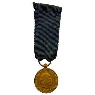 Originele Nederlandse Atjeh-medaille 1873-1874 miniatuur Willem III Nederlands-Indië KNIL Atjehoorlog militaire onderscheiding.