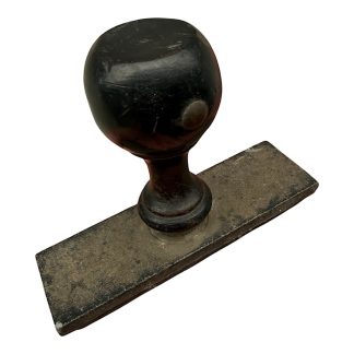 Original Pre-1940 Dutch Army 6th Infantry Regiment NCO Mess Rubber Stamp