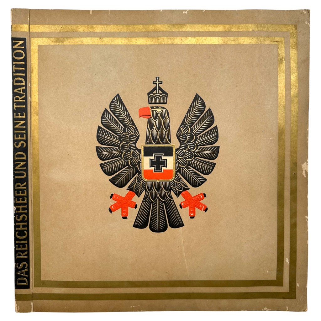 Original German Das Reichsheer und seine Tradition album with 328 colour cards German Army regiments uniforms military history militaria.