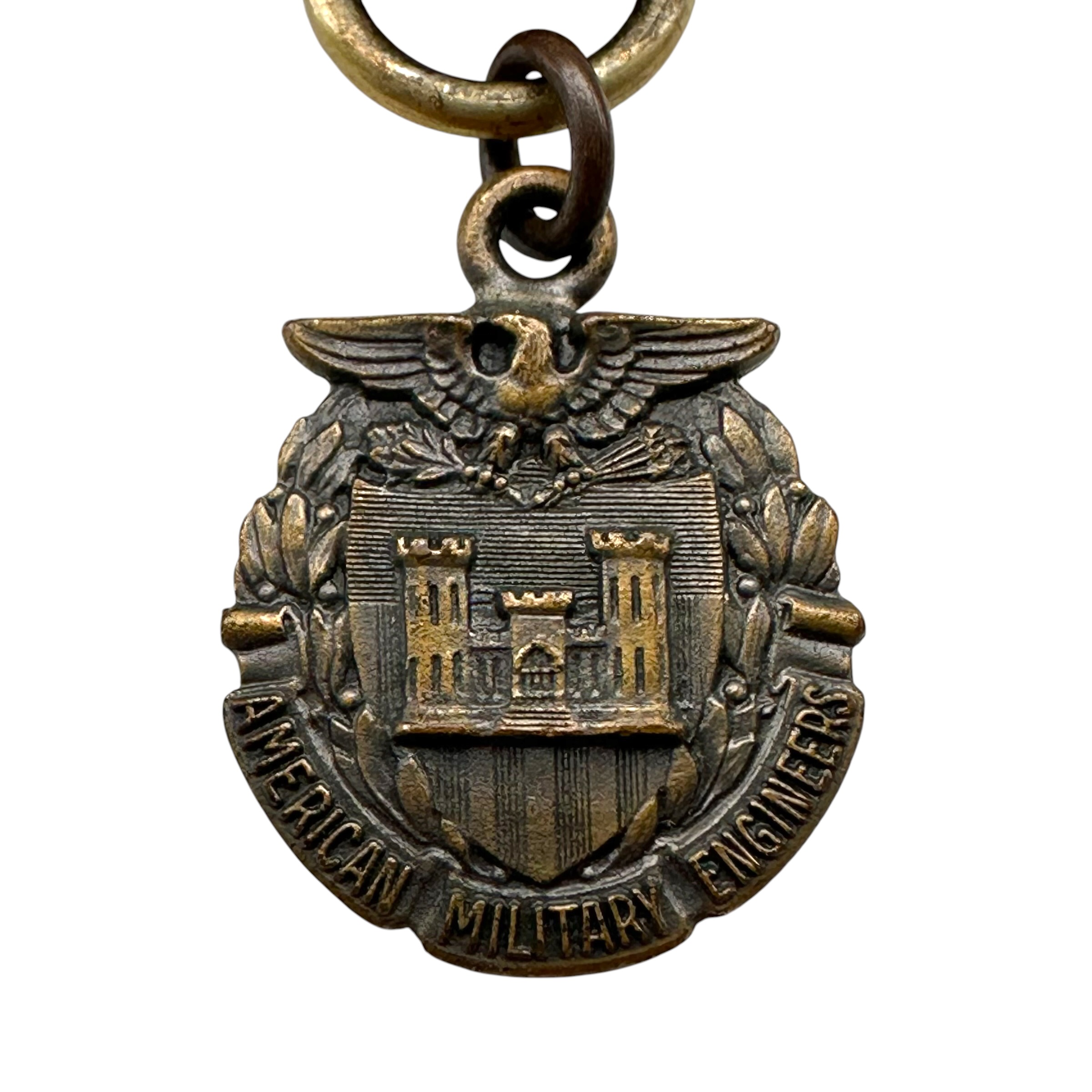 Original Society of American Military Engineers Miniature Medal with Ribbon