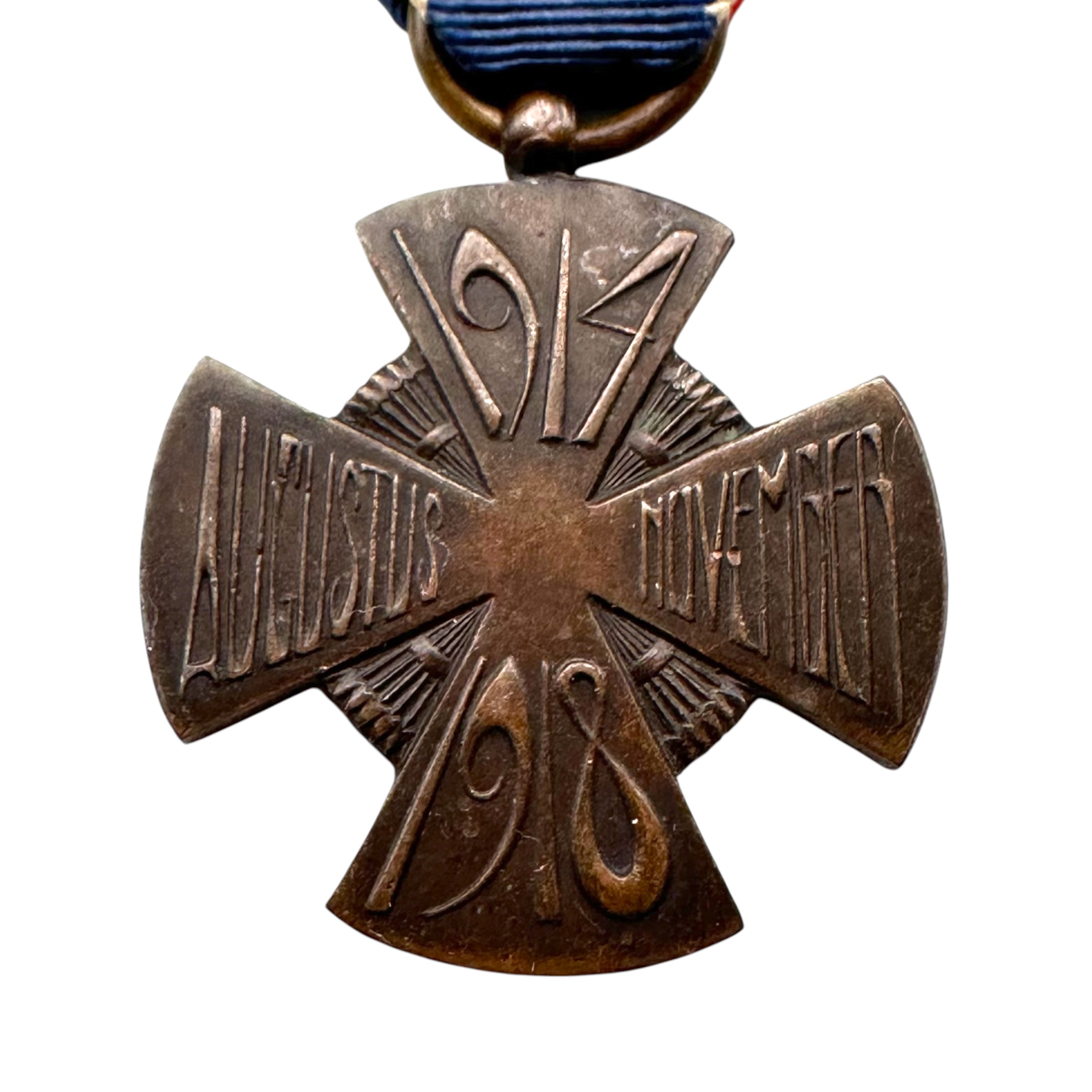 Original WW1 Dutch Army Mobilisation Cross 1914-1918 Medal