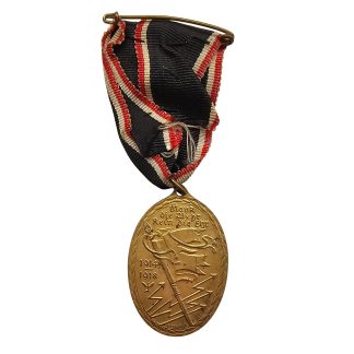 Original WW1 German Kyffhäuser Commemorative Medal 1914-1918 'Kriegsdenkmünze des Kyffhäuserbundes'