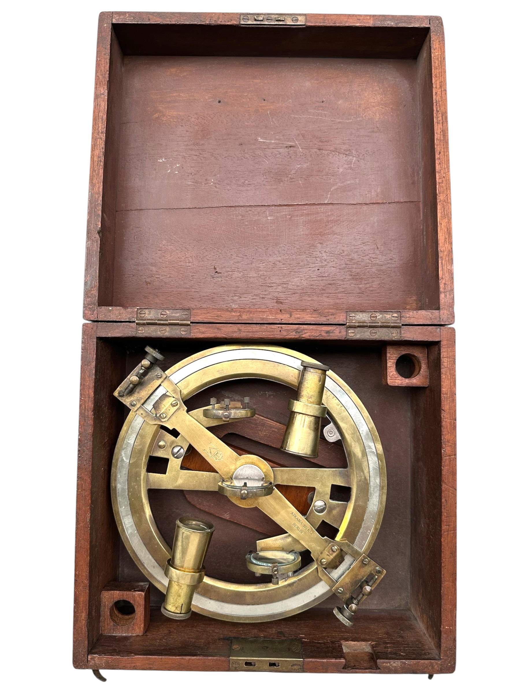 Original WW1 Imperial German Navy Zeppelin L 13 (LZ 45) Navigation Instrument by Askania Werke Berlin
