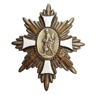 Original WWI German Deutsches Feld-Ehrenzeichen Hamburg veteran's badge 1914-1918 with enamel and original pin.