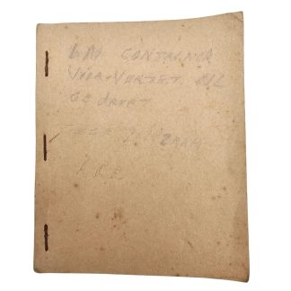 Origineel WWII geallieerd SOE droppingscontainer sabotage instructieboekje met meertalige teksten, technische tekeningen en verzetsmateriaal - Eemnes 1945 dropping
