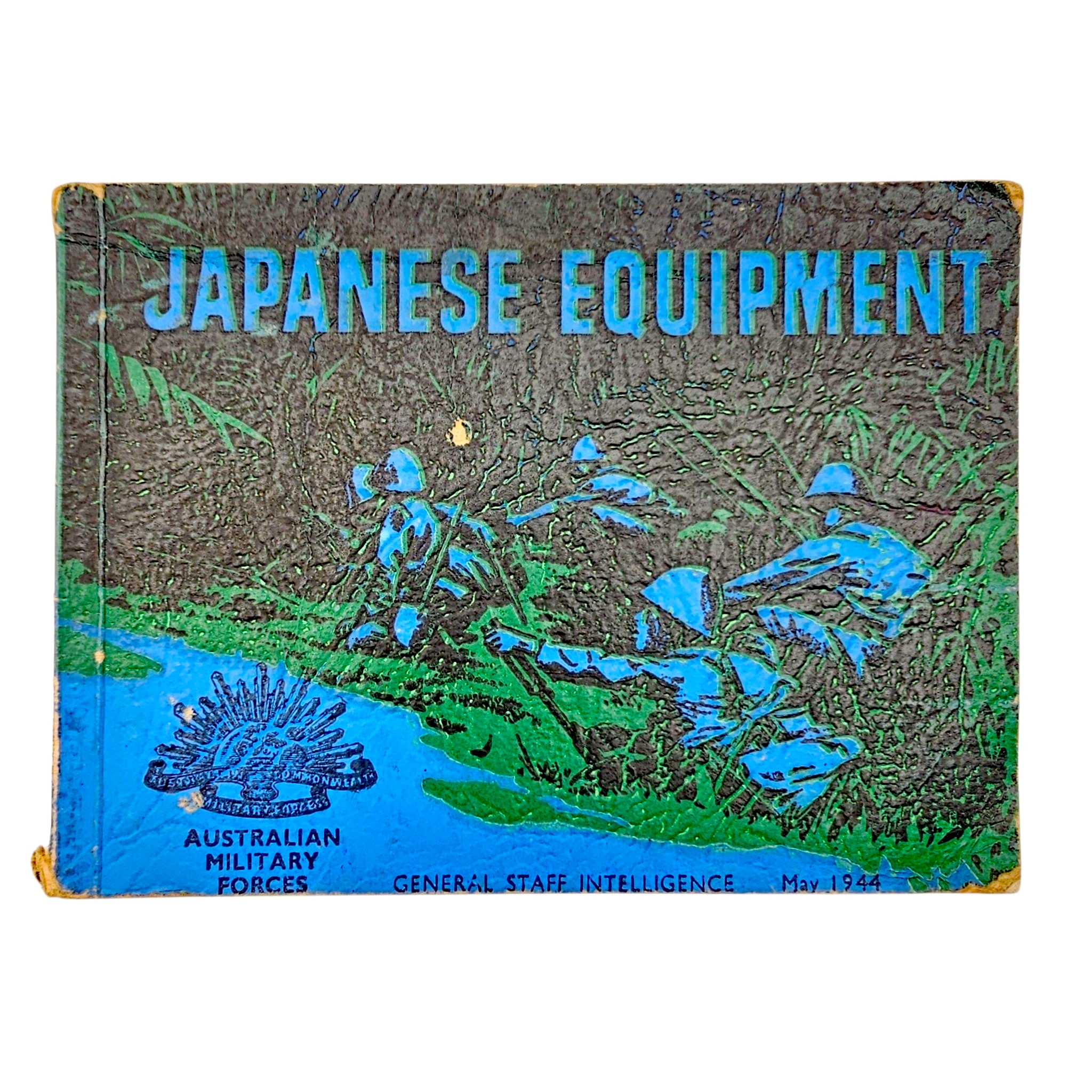 Original WWII Australian Military Forces General Staff Intelligence 'Japanese Equipment' Manual – May 1944
