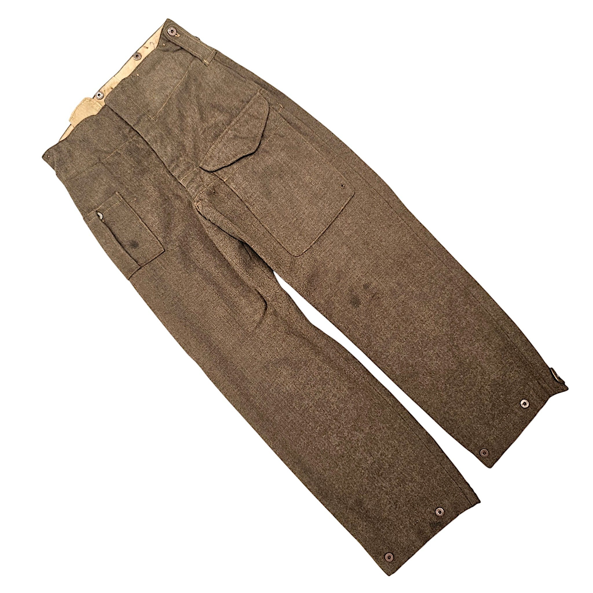 Original WWII British Battle Dress Trousers – June 1945 Dated