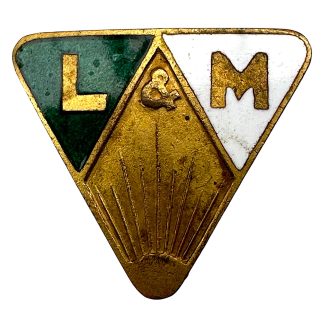 Original WWII Dutch Landbouw en Maatschappij 'L&M' Membership Badge -
