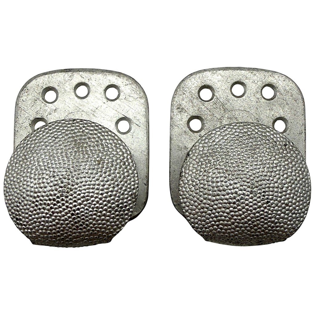 Original WWII German aluminium belt hooks set military police Forst Jagd forestry hunting uniform equipment 1939-1945