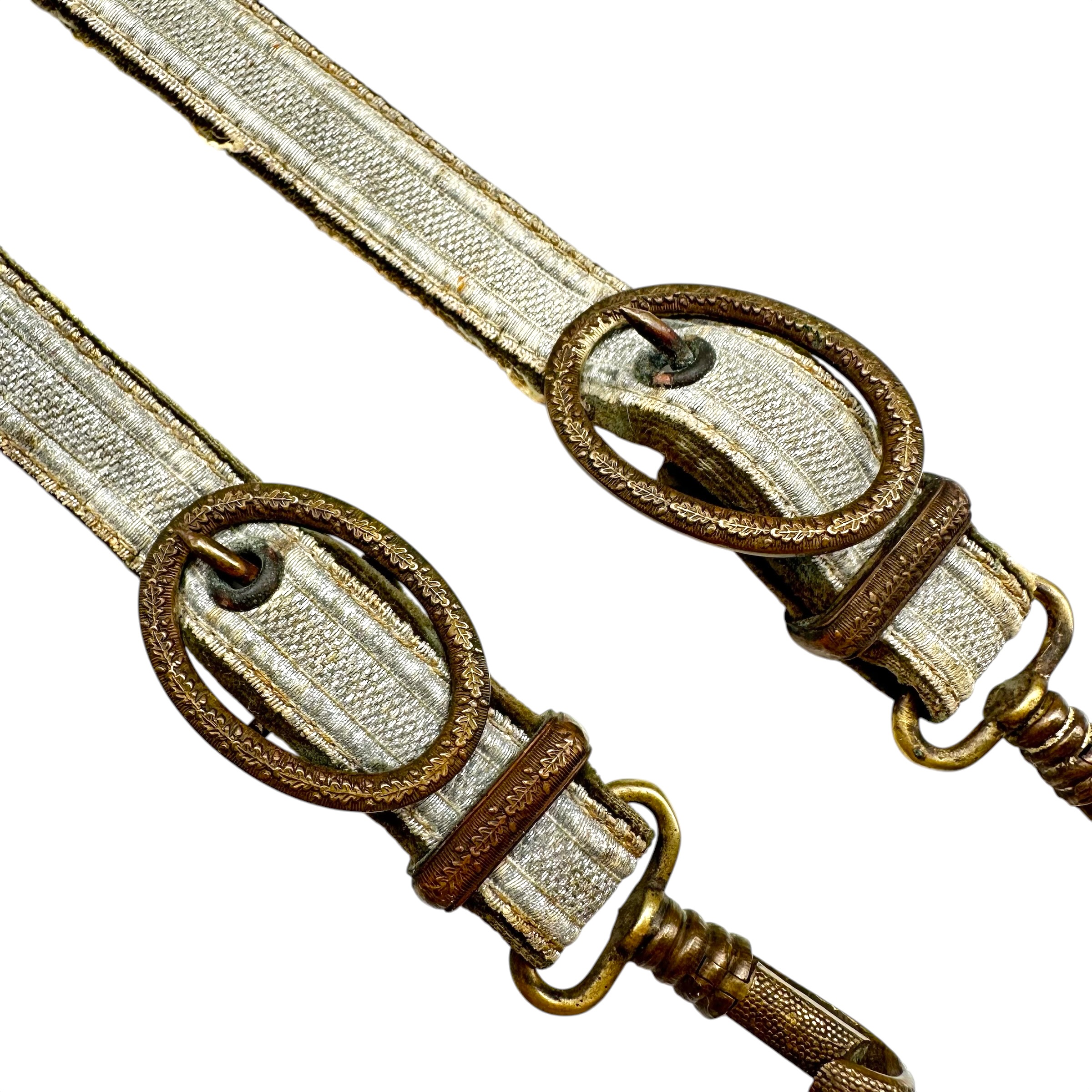 Original WWII German Army Officer's Dagger Hangers for Heer Officer's Dagger