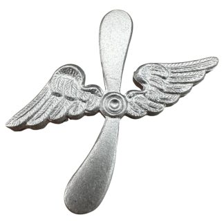 Original WWII German DLV collar tab winged propeller emblem Deutscher Luftsportverband Luftwaffe militaria for collectors