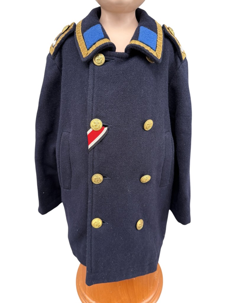 Original WWII German Kriegsmarine Child’s ‘Colani’ Uniform Jacket with shoes and bust