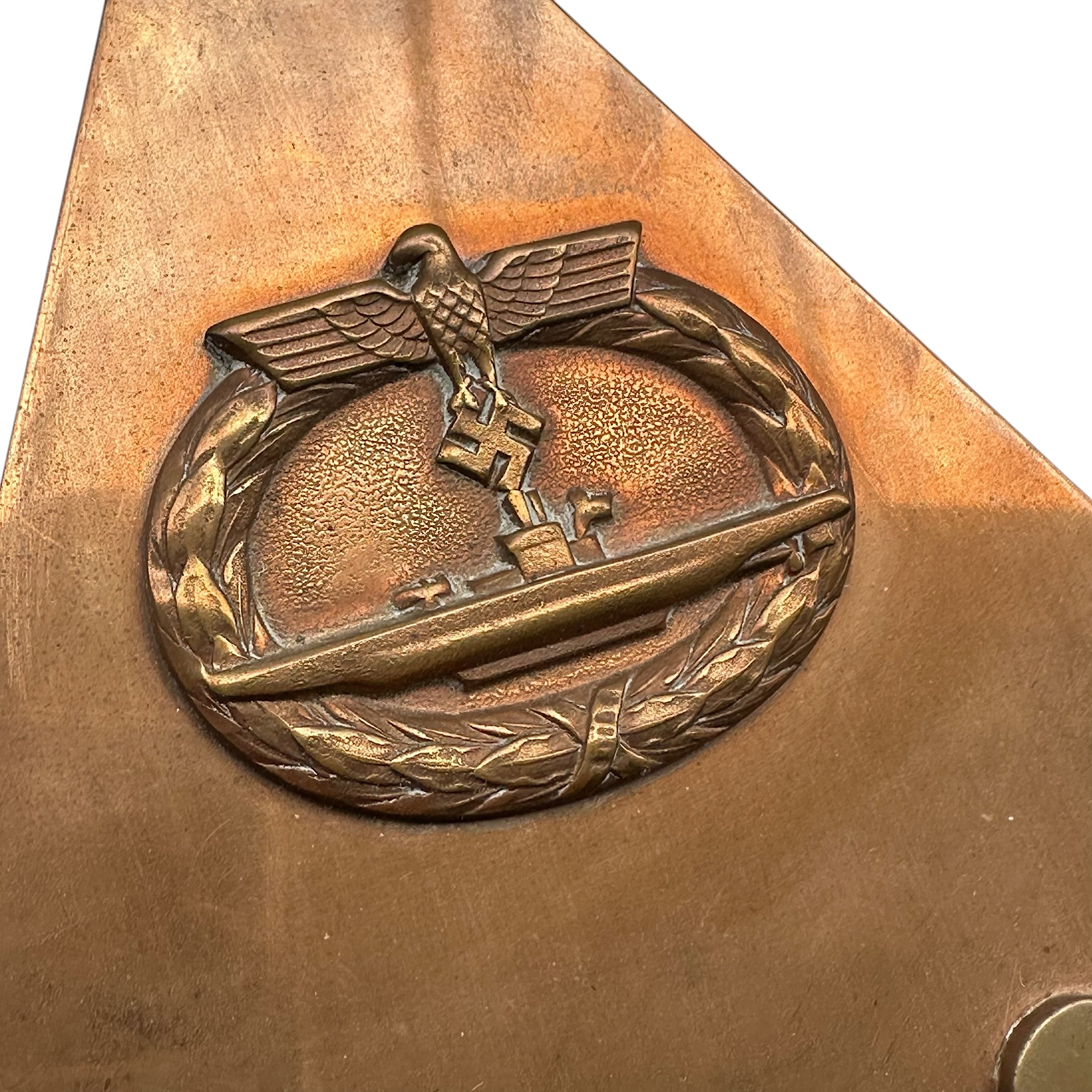 Original WWII German Kriegsmarine U-Boat Wall Candle Holder