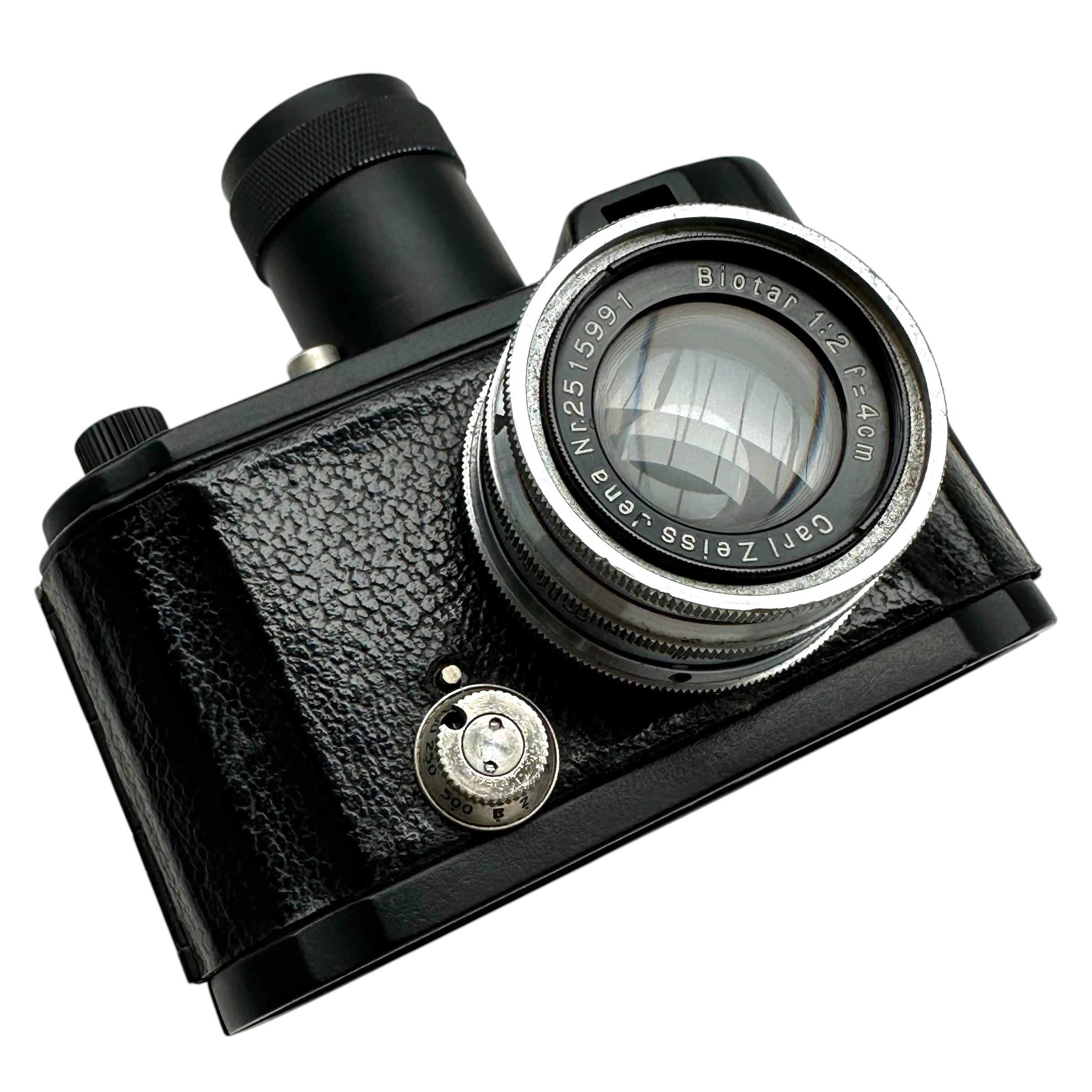 Original WWII German Luftwaffe Camera with Carl Zeiss Jena Biotar and Schneider-Kreuznach Tele-Xenar Lens