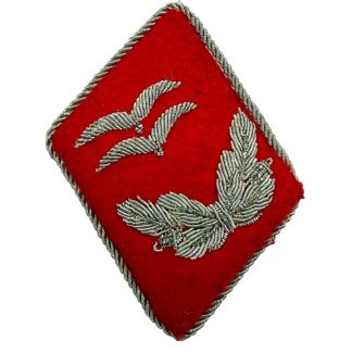 Original WWII German Luftwaffe FLAK 'Oberstleutnant' collar tab