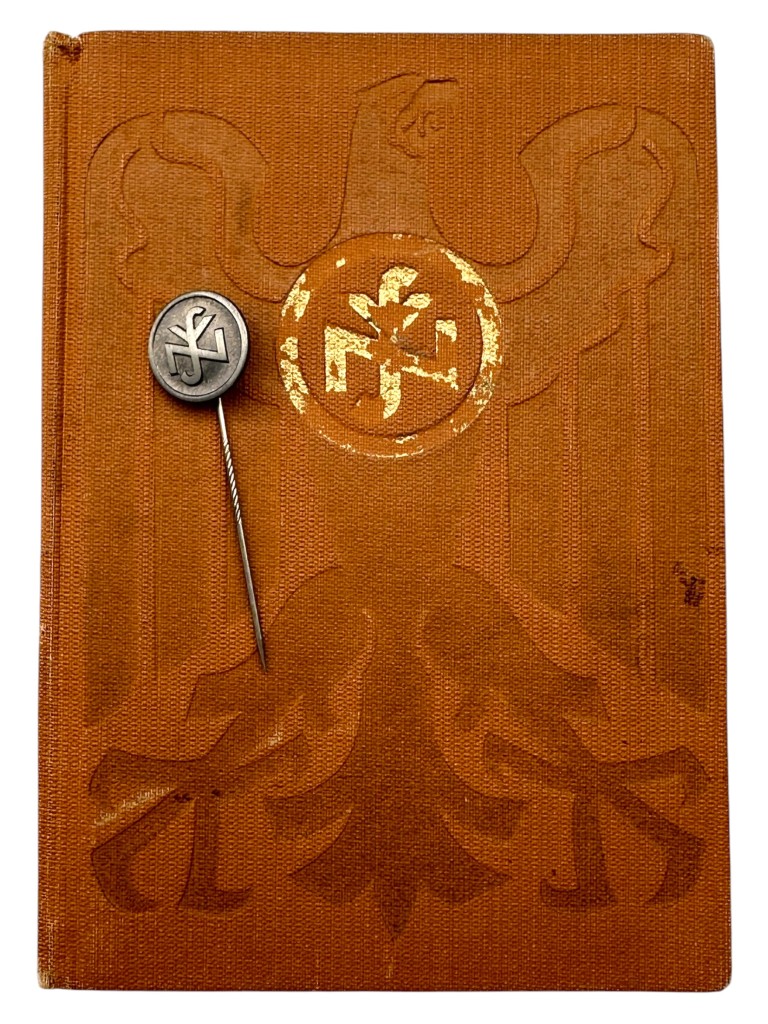 Original WWII German NS-Volkswohlfahrt NSV Membership Grouping Wolfgang Wirth with documents and stickpin - Bad Lauterberg