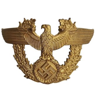 Original WWII German Polizei Police Shako Eagle Insignia